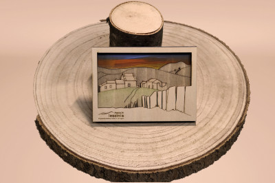 Calamita Quadretto "Sengio rosso"